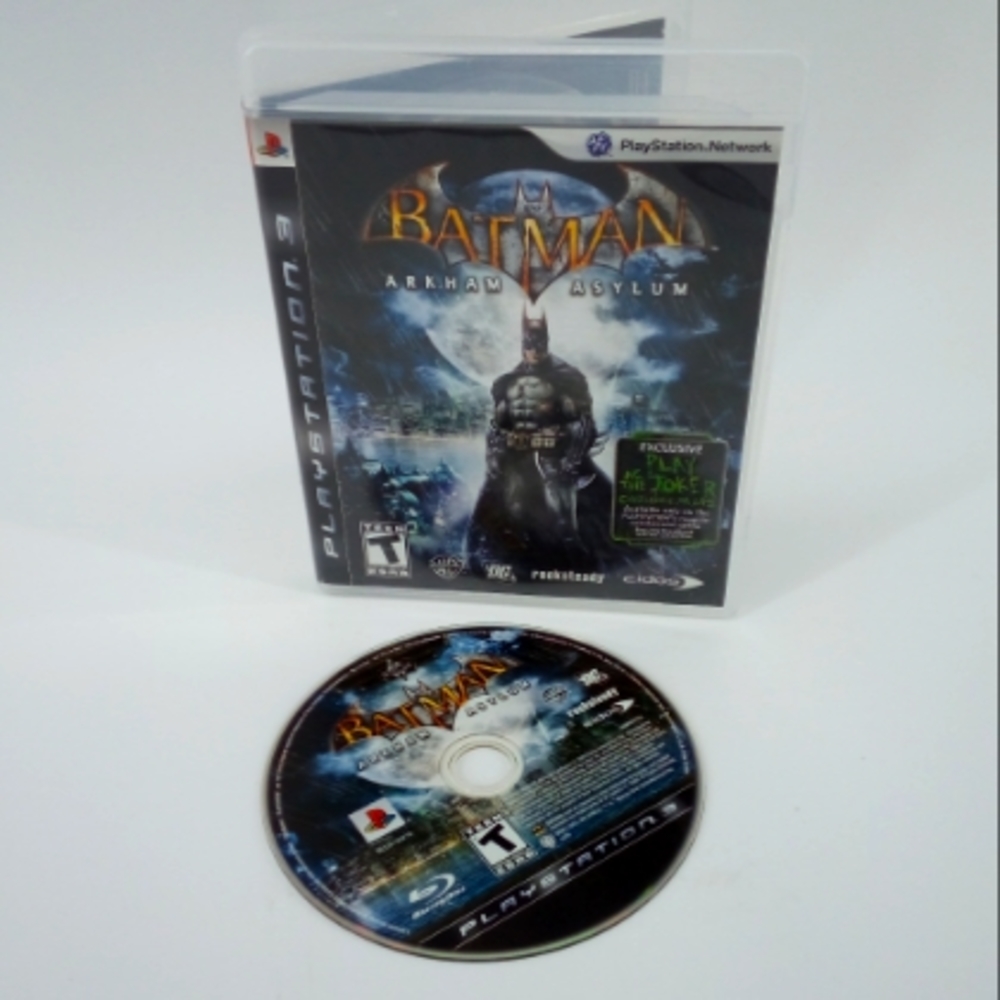 PS3 Batman Arkham Asylum Video Game Rocksteady Studios 2009 Playstation 3